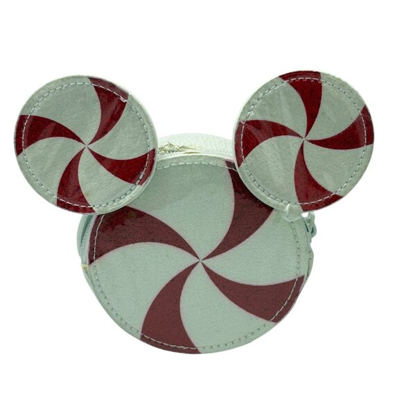 Mickey Mouse Peppermint-Shaped Coin Purse Disney Parks - Picture 3 of 5
